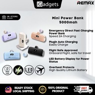 Remax Mini PowerBank with Fast Charging Type-C/iPh Output 5000mAh for Mobile Phones