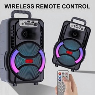 Speaker Karaoke FLECO F-8865 GR – Wireless + Mic TWS Bluetooth Suara Jernih & Baterai Awet 3000mAh