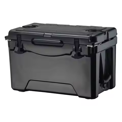 Foldable Cooler Box 50Qt Rotomolded Ice Chest Cooler Box Insulated Hard Cooler for Camping