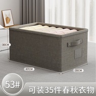 Japanese Style Clothes Storage Box Drawer Type Storage Basket Layered Wardrobe Organizer for Pants A