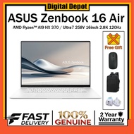 2025 ASUS Zenbook 16 Air / AMD Ryzen™ AI9 HX 370 / Ultra7 258V 16inch 2.8K 120Hz OLED Screen ASUS La