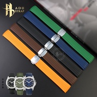 Waterproof Silicone Strap Adapt to Baida PP Grenade 5168G 5167R5164A Butterfly Buckle Bracelet 21mm