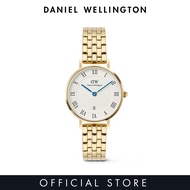 [2 years warranty] Daniel Wellington Petite Roman numerals 28mm 5-Link White Dial Gold / Silver - Fa
