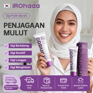 IROHADA Whitening Toothpaste 2 in 1 Niacinamide & Mint/Tea Leaf Extract 100g x3 Fresh Breath Stain R