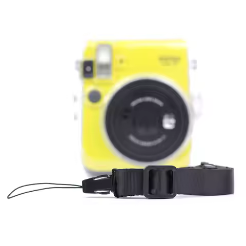 For Fuji instant camera 8/7s11/25/50/90/liplay/link/evo Mini Camera Universal Pure Black Strap Rope