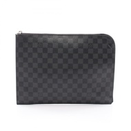 [二手] 路易威登LOUIS VUITTON Second Bag 手拿包 Pochette Jour GM NM Damier Graphite N64437 PVC 塗層帆布 Pochette J