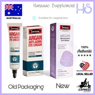 Swisse Australia Skincare Argan Anti-aging Revitalising Eye Cream - 15ml with caffeine, argan oil, g