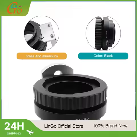 LinkGo B4 -NEX Tripod Lens Adapter B4 2/3" For CANON For FUJINON Lens To For Sony E Mount Camera A65