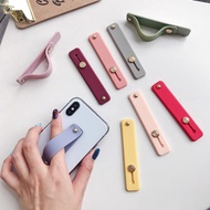 Phone Holder Mini Mobile Phone Holders Candy Color Phone Stands Bracket Hand Band Grip Stand Push Pull Phone Holder Finger Ring