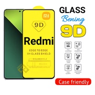 LAYAR Tempered glass clear glass 9D Redmi 13c 12 12c 10 5G 10 2022 A3 10a 10 10 Prime 10c 11 A3 A2 A