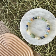 開運綠東菱玉貔貅彈性手鍊