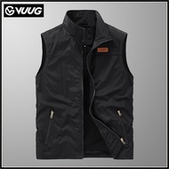VUUG Outdoor Vest Men S Multi-Pocket Tooling Vest Fishing Mountaineering Photography Quick-Drying Ve