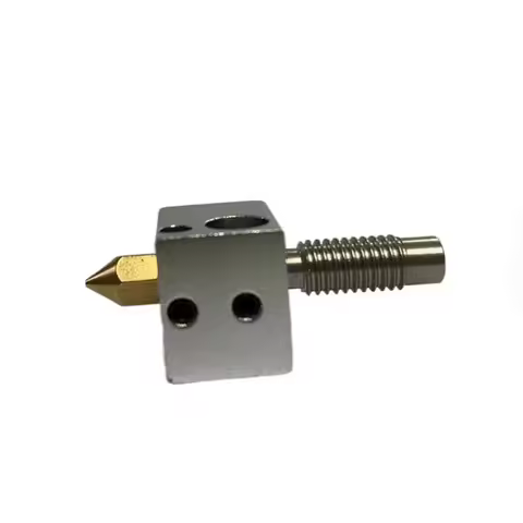 Original FLSUN QQ-S PRO V6 Hotend Nozzle Moudle Print Head Part Brass Screw Metal Throat Heat Block 