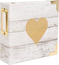 Project Life Album Heidi Swapp - 4 x 4 - Glitter Heart (11 Pieces)