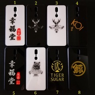 Oppo F9 F11 Case Casing Cover Bubble Milk Tea Xing Fu Tang 幸福堂 The Alley 鹿角巷 Koi The Daboba 熊黑堂 虎 黥 Fashion Style Glass