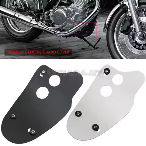 For Yamaha SR500 SR400 SR 500 400 All Year Aluminum Motorcycle Frame Engine Guard Protector Bash Ski