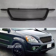 For Honda CRV 2005--2006 Year Front Racing Grille Grill Body Kit Accessorie Carbon Fiber Matte Black