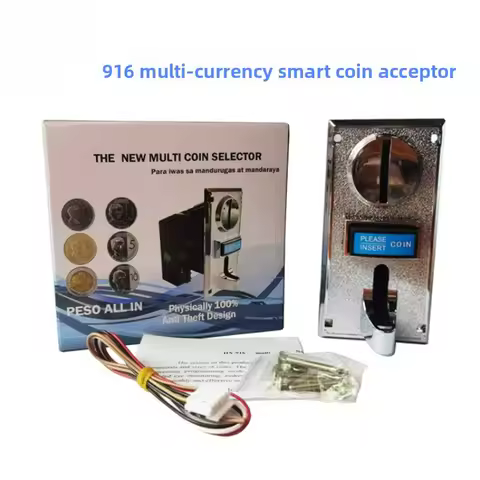 Coin Acceptor for Vending Machines Massage Chairs Arcade Games 1 9 Coins Coin Operated Games