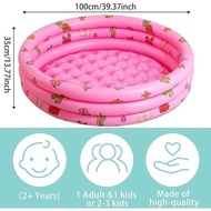 New Stock - 3 Rings Inflatable Swimming Pool Kolam Renang Budak Kolam Mandi budak Renang Bulat 3ring