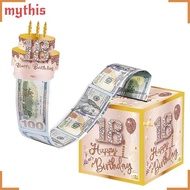 [MYTHIS] Birthday Pull-Out Money Gift Box, 16th/18th  Party Money Roll Gift Box, with Card Interacti