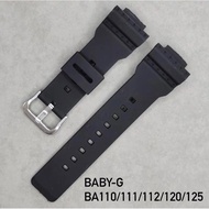 BABY-G BA110/BA111/BA112/BA120/BA125 Strap (Free Spring Bar) 14mm