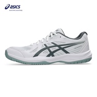 ASICS Men UPCOURT 6 Indoor Court Shoes in White/Steel Grey