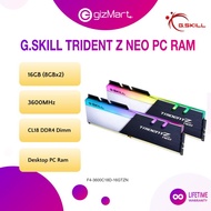 G.SKILL Trident Z Neo Series 16GB (2X8GB) D4-360-C18 Kit for AMD Ryzen Ram