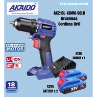 AKAIDO AK21BL-13MM Brushless Cordless Drill