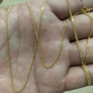 18K Saudi Gold Japan Style Chain
