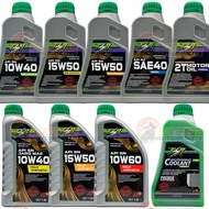 ESR MOTOR OIL ENGINE OIL 1L / 1.2L SEMI SYNTHETIC FULLY SYNTHETIC MINYA 2T COOLANT ESR 10W40 15W50 1
