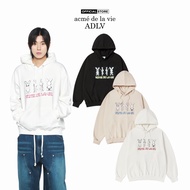 ADLV Mugshot Alien Oversized Hoodie Black/Cream/Beige - Genuine product
