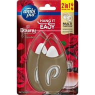 Ambi Pur Small Space Freshener Downy Passion  Premium  Parfum 2 x 4.5 ml  Freshness   for  up  to  3
