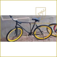 TERBAIK Frame fixie sport, Frame + fork sepeda fixie costum model