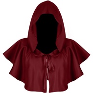 Medieval Cloak Cosplay Costtume Vampire dan Devil Capes Men medieval shont cloak cloak witch shawl