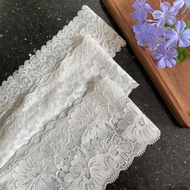Decorative elastic lace, size 5cm to 9cm (3 meter cord)