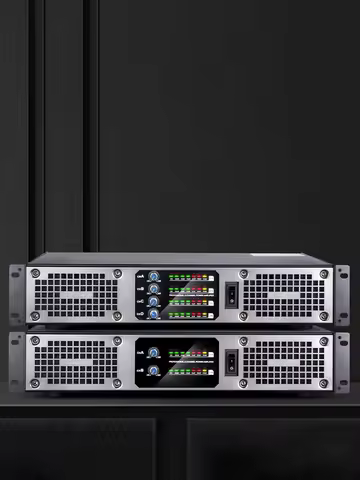 2/4 Channel Digital Amp 1000W Sound Amplifiers112dB SNR HiFi Amplifiers 2 Radiators Amps for Home Th