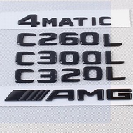 Mercedes-Benz Car Logo C180 C200 C260 C280 C300 AMG Modified Rear Trunk 4MATIC Digital Logo