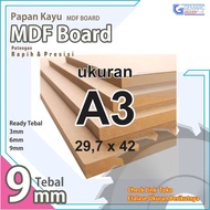 A3 MDF - 9mm MDF A3 Size