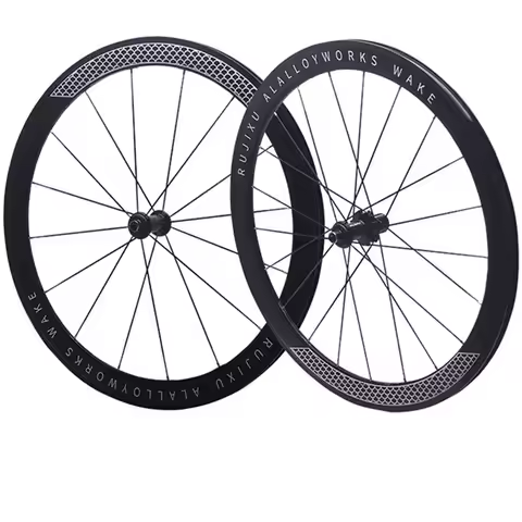 Road Bike Wheels Superlight 700 C30/ 40/50mm Aluminum Alloy Clincher Rim Thru Axle Center Lock Disc 