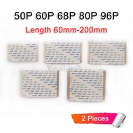 2pcs/lot Tcon Board Flex Cable Flexible Flat Cable FFC FPC Cable 50P 60P 68P 80P 96P LCD TV Panel T-