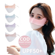 UV protection mask, reusable UPF 50+ facial sun protection mask