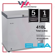 Elba 410L Chest Freezer Refrigerator 1 Door/Peti Beku 1 Pintu EF-F4132E(GR) Peti Sejuk/Fridge/Peti Ais/冰箱冰柜