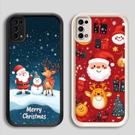 BR-43 Merry Christmas Soft Silicone Casing for OPPO A5 Reno 4 5 6 Find X3 Lite Realme C65 Narzo N53 