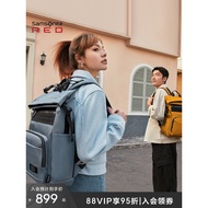 A-T🤲Same Style as Huang Jingyu Samsonite Leisure Computer Backpack 2022New Men's and Women's Large Capacity SchoolbagQE7