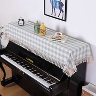 Piano Cover Piano Anti-dust Cover Cover Cloth Electric Piano Modern Simple Universal Cover Towel Thickened Cotton Linen Half Cover Piano Cover
