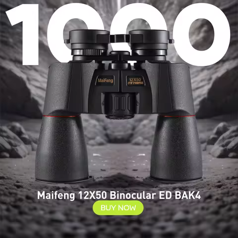 Maifeng 12x50 16x50 12x45 20X50 Binoculars ED Glass Professional Telescopes FMC BAK4 Prism Lens HD W