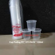 Cup Pudding 150ml isi 25pcs