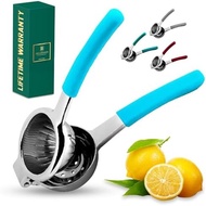 Bellomet Citrus Juicer |   Metal Lemon Juicer |   Stainless Steel Lemon Juicer with Silicone Handle 
