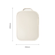 Redchef เขียง2ด้าน ขนาด 45*31.2*2.2 ซม. มีขาตั้งได้เเบบสแตนเลส 316 ของใช้ในครัวเรือน เครื่องครัว เขี