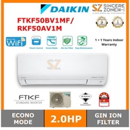 Daikin FTKF50C /RKF50C 2.0HP R32 Gin-ION Filter WIFI Standard Inverter Smart Control Wall Mounted Ai